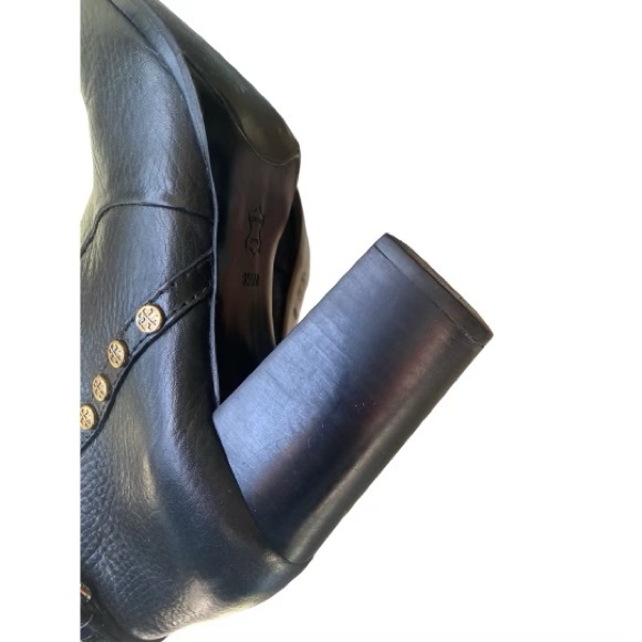 TORY BURCH leather studded ankle booties - Picture 6 of 10